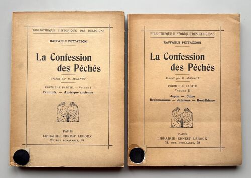 La Confession Des Péchés Première Partie - Volume 1 Et Volume 2