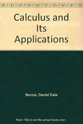 Calculus And Its Applications