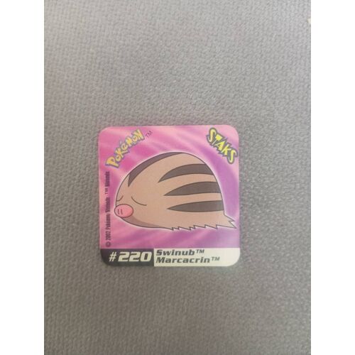 Magnet Pokémon Staks 2002 N°220 Marcarin