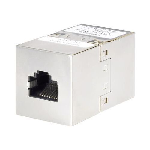 Renkforce RJ45 (gekreuzt) Netzwerk Adapter CAT 5e 1x RJ45-Buchse - 1x RJ45-Buchse Metall (RF-4981662)