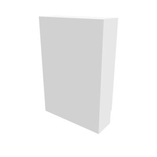 Cache nourrice plomberie ATOLE en acier Blanc - Largeur fixe - Taille 4 : 640 x 450 x 150 mm