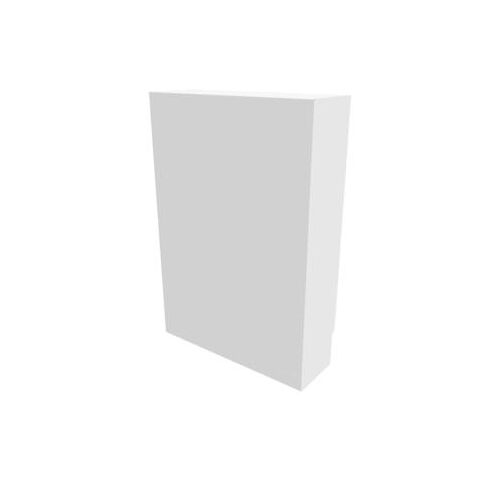 Cache nourrice plomberie ATOLE en acier Blanc - Largeur fixe - Taille 4 : 640 x 450 x 150 mm