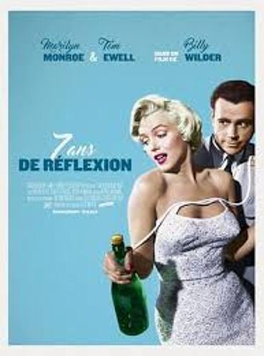 Sept Ans De Rélexion (The Seven Year Itch) De Billy Wilder Avec Marilyn Monroe... - Affiche Originale De Film Format 70 X 100 Cm