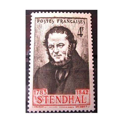 1942. F550: Centenaire De La Mort De Stendhal.