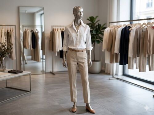 Chemisier Manches 3-4 Blanc Alain Manoukian