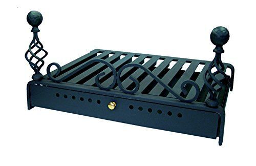 Imex El Zorro 10919 Grille de foyer avec bac à cendres pour cheminée 60x45cm