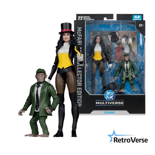 Mcfarlane Toys Dc Multiverse Figurine Zatanna Gold Label Edition 18 Cm Modele De Collection