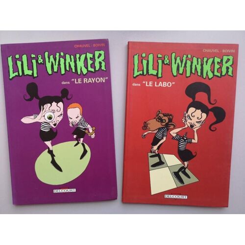 Lot Complet Lili & Winker Le Rayon & Le Labo Ex-Libris Numéroté/Signé Eo David Chauvel Hervé Boivin