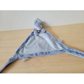 Doudou raton laveur bleu cravate noukie s