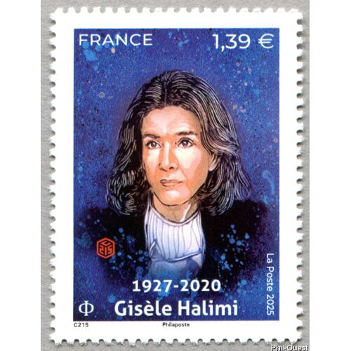 Gisèle Halami Année 2025 N° 5892 Yvert Et Tellier Luxe