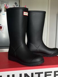 Bottes Femme Hunter Original Caoutchouc Naturel Black Mat - 36