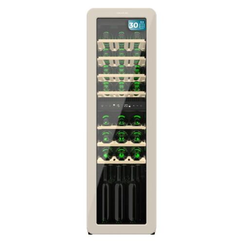 Cecotec Bolero GrandSommelier Origin Duo 30 Hit Beige Refroidisseur de vin compresseur Pose libre 30 bouteilles