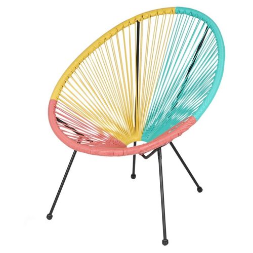 Meublorama Fd-227022*1c/4kg Chaise D'extérieur Jaune