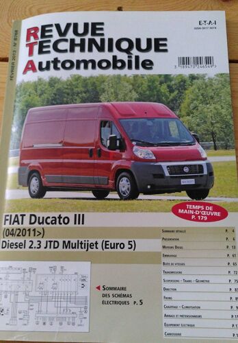 Revue Technique Automobile Fiat Ducato Iii 04/2011 Diesel 2.3 Jtd Multijet Euro 5