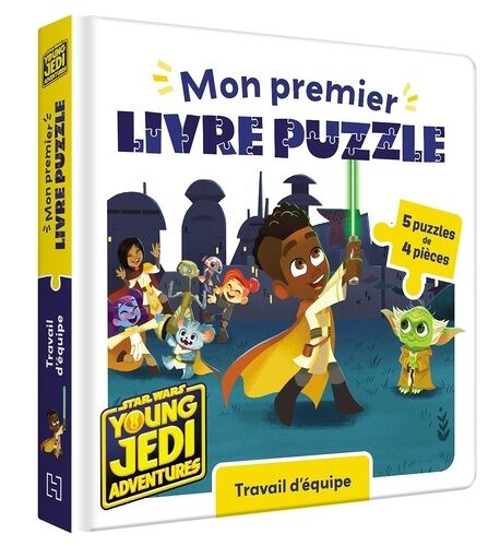 Travail D'équipe Star Wars Les Aventures Des Petits Jedi - 5 Puzzles Et 4 Pièces
