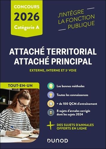 Concours Attaché Territorial, Attaché Principal Externe, Interne Et 3e Voie - Tout-En-Un