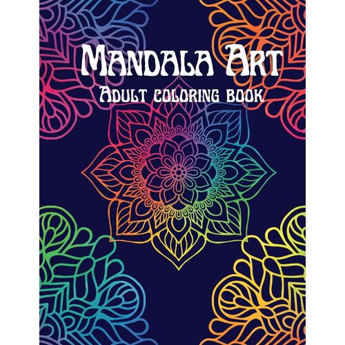 Mandala Art Adult Coloring Book
