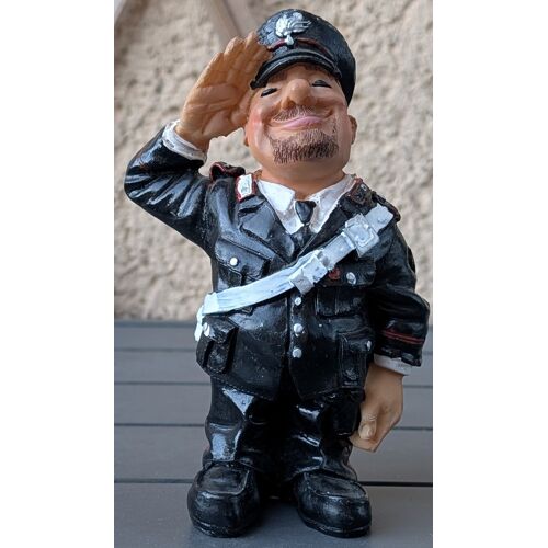 Figurine En Résine Carabinier Italien 15cm, Gendarmerie, Police, Militaria
