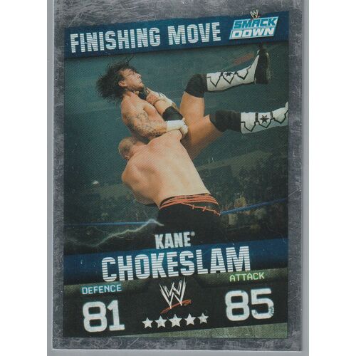 Carte Slam Attax - Kane Chokeslam - Holo