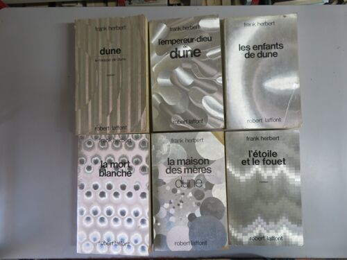 Lot De 6 Livres . Science Fiction / Frank Herbert / Editions Robert Laffont