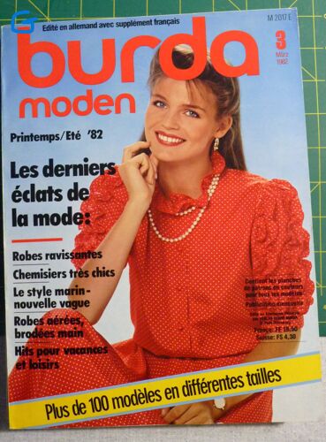 Burda Moden Mars 1982