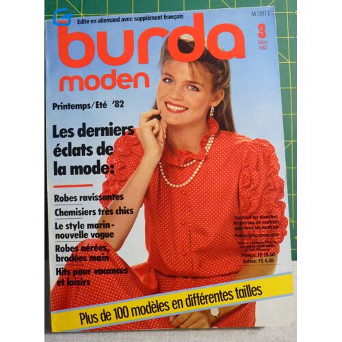 Burda Moden Mars 1982