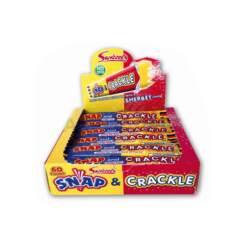 Bonbons Snap Crackle Fruits Boîte De 60 Barres