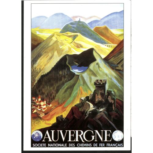 Carte Postale Auvergne Société Nationale Des Chemins De Fer Français