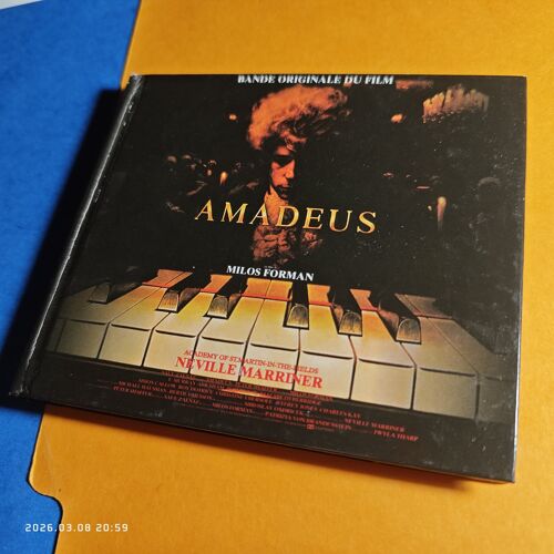 Neville Marriner* Presents Wolfgang Amadeus Mozart ‎– Amadeus (Bande Originale Du Film) Cd