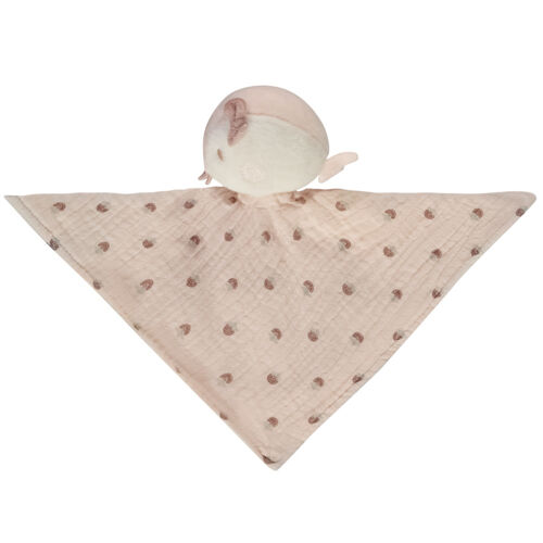 DOUDOU OISEAU ORCHESTRA LANGE ROSE COTON INDIAN PLAT JOUET BEBE