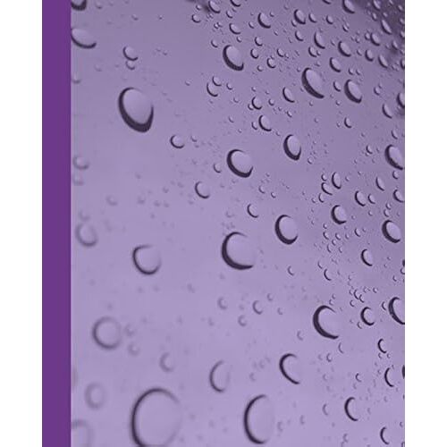 Purple Rain Drop Music Sheet Notebook: Blank Music Sheet Notebook, Music Sheet, 7.5 X 9.25 150 Pages Of Sheet Music Featuring 11 Staff Lines And Soft Cover