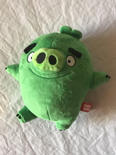 Petite Boule Verte Cochon Petites Pattes Mains Oreilles Animal Faune Peluche Petits Enfants Bébés
