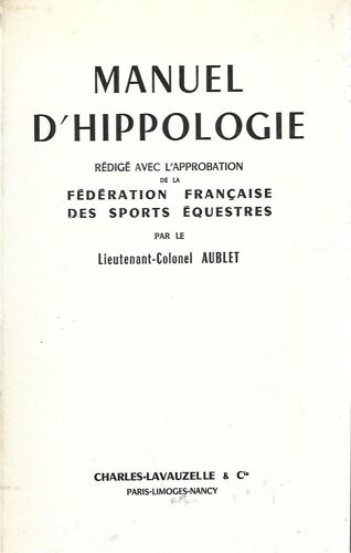 Manuel D'Hippologie