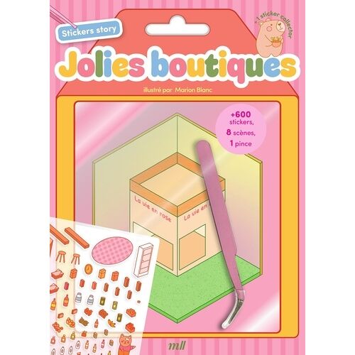 Jolies Boutiques - Avec 600 Stickers, 8 Scènes Et 1 Pince