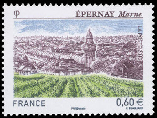 Timbre France 2012 Oblitéré - Epernay (Marne) - 0,60€ - Yt4645