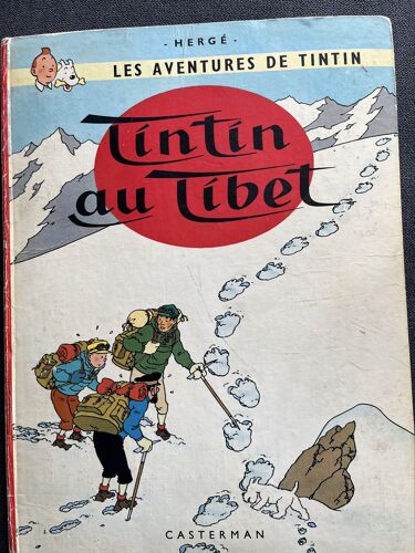 Tintin Au Tibet Collector 1949 Très Bon État (Juste Partie Tranche Voir Photo )
