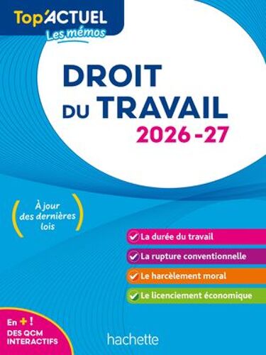 Top'actuel Droit Du Travail 2026-2027