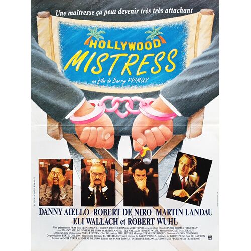 Hollywood Mistress - Véritable Affiche De Cinéma Pliée - Format 40x60 Cm - De Barry Primus Avec Danny Aiello, Robert De Niro, Martin Landau, Eli Wallach, Robert Wuhl - 1992