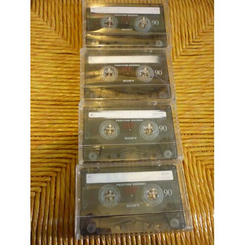 Lot De Cassettes Vierges Sony 90 Min