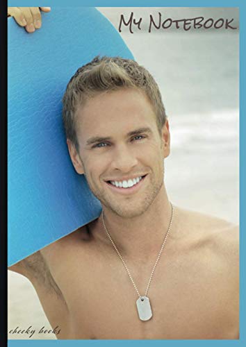 Cheeky Books Notebooks For Men & Women Hot Sexy Boys Jake - Thick Writing Drawing Pad Journal Sketchbook Doodle Book Bullet Planner Diary Calendar: A4 Dot Grid, Dotted Lines, Numbered Pages (Notebook