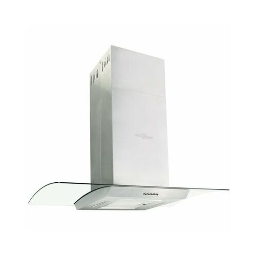 VidaXL Hotte îlot 90 cm Acier inoxydable 756 m³/h LED