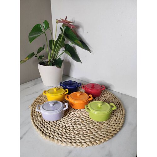 Mini Cocotte Colorés En Céramique