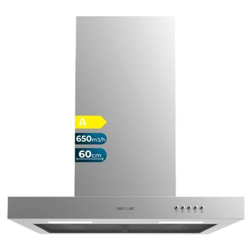 Cecotec 02878 hotte murale Acier inoxydable 650 m³/h