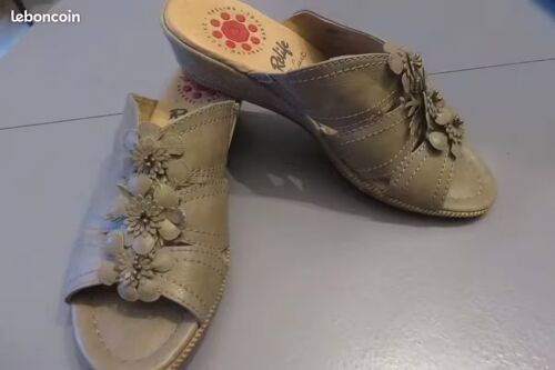 Sandale Nu Pied Taupe Relife 39