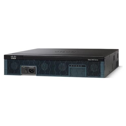Cisco 2921 Routeur connecté Gigabit Ethernet Noir et Bleu
