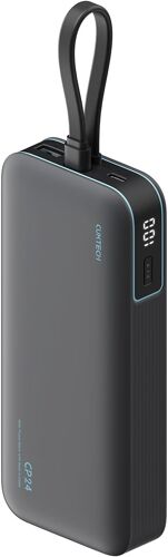 Jgd-40w Batterie Externe 20000mah Power Bank, Batterie Externe Charge Rapide Avec Cable Intégré Usb C, Batterie Portable Pour Iphone 17/16/15/14/13, Samsung, Xiaomi, Ipad, Macbook, Switch