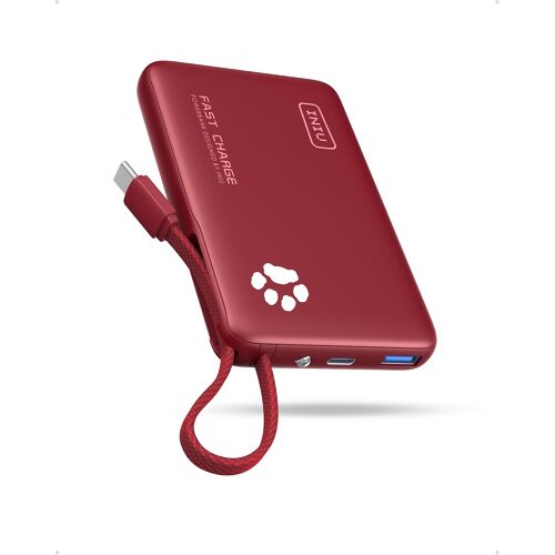 Jgd-Batterie Externe, 20w Pd 10000mah Power Bank Avec Usb C Câbles Intégrés, Batterie Portable Usb C In&out Pd3.0 Qc4.0 Charge Rapide Powerbank Pour Iphone 16 15 14 13 12 Pro Max Mini Samsung Etc