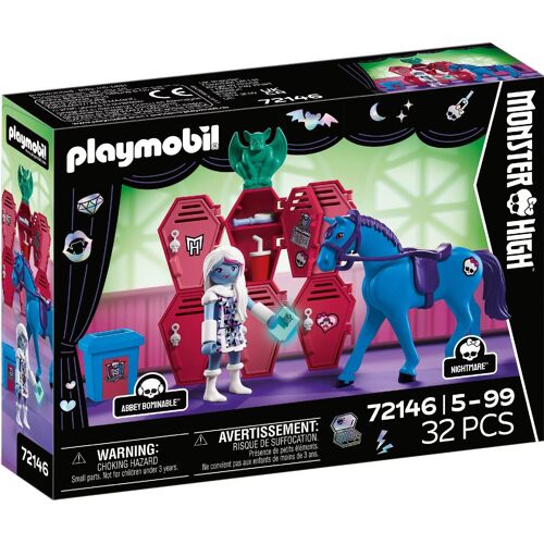 Playmobil Monster High 72146 - Abbey et les casiers