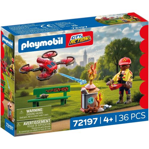 Playmobil City Action 72197 - Drone d'extinction des pompiers
