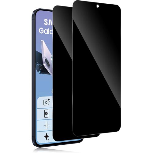JGD-2 Pièces Verre Trempé Anti-Espion pour Samsung Galaxy A57 5G, Dureté 9H Couverture Complète Film Protection écran de Confidentialité, Anti-Trace Anti-Spy Privacy Protecteur